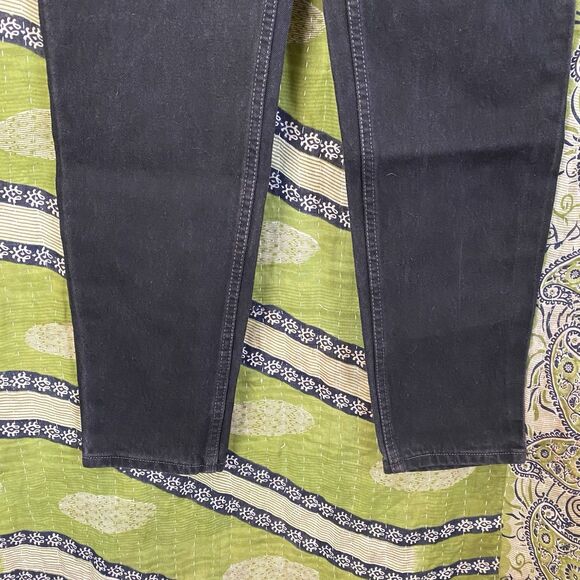 Vintage 1999 Black Denim Levis 512 Jeans Size 9 JR - Picture 2 of 16
